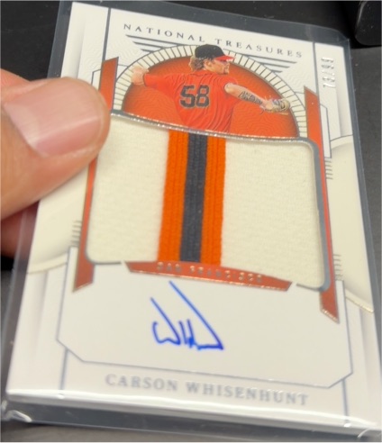 2024 Panini National Treasures #PMS-CW Carson Whisenhunt — front