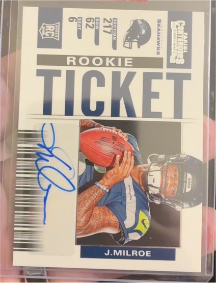 2025 Panini Select Contenders Rookie Ticket #37 Jalen Milroe — front