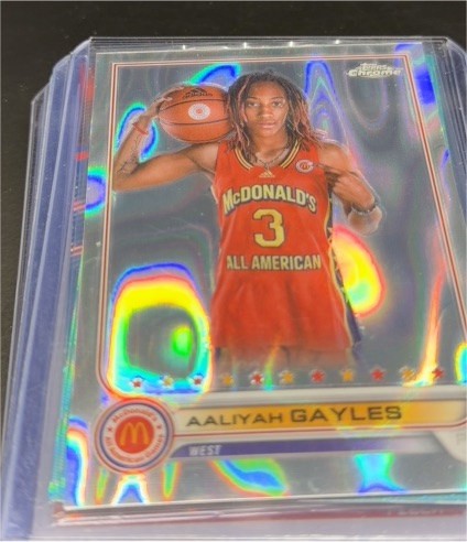 2022 Topps Chrome McDonald's All American #90 Aaliyah Gayles — front