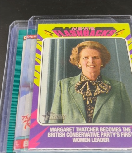 2024 Topps Heritage News Flashbacks #NF-4 Margaret Thatcher — front