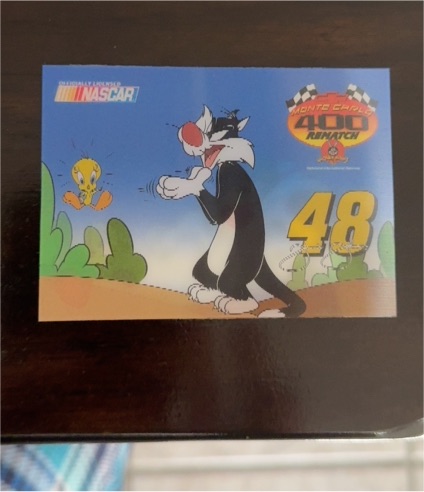 2002 Action #48 Jimmie Johnson Lowe's Looney Tunes Rematch — front