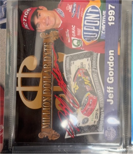 1997 Action Platinum Series Jeff Gordon Million Dollar Date — front