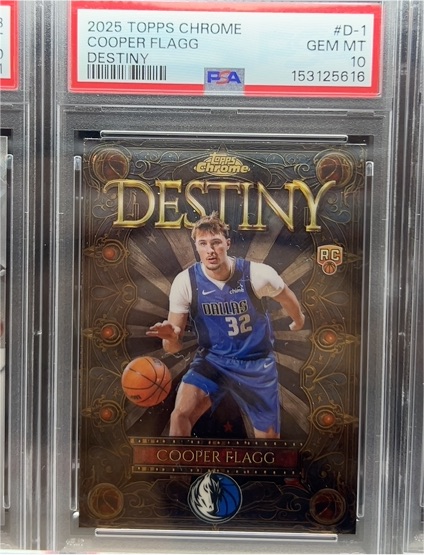 2025 Topps Chrome #D-1 Cooper Flagg Destiny — front