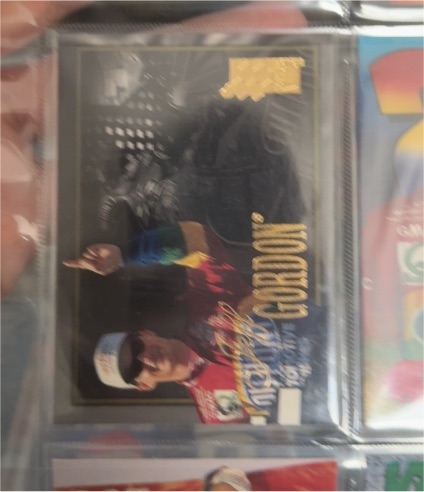 1996 Press Pass VIP #10 Jeff Gordon — front
