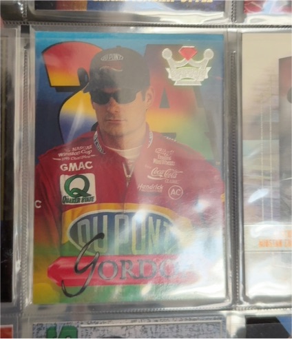 1996 Wheels Crown Jewels Elite #2 Jeff Gordon — front