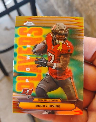 2025 Topps Chrome #PP-18 Bucky Irving Power Players — front