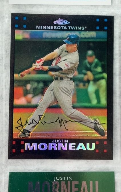 2007 Topps Chrome #175 Justin Morneau — front