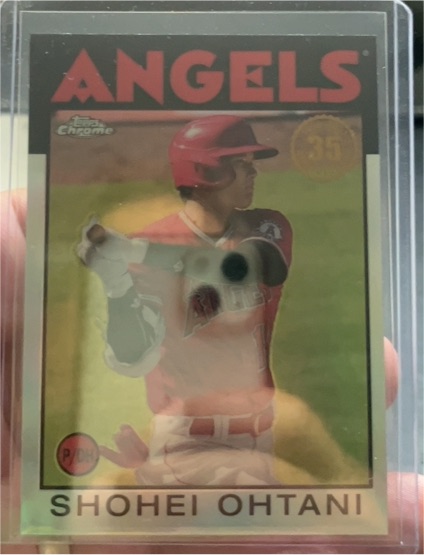 2021 Topps Chrome 35th Anniversary #86BC-9 Shohei Ohtani — front