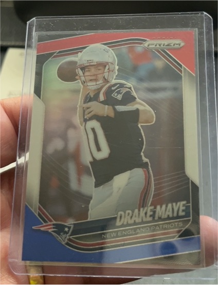 2025 Panini Prizm #165 Drake Maye — front