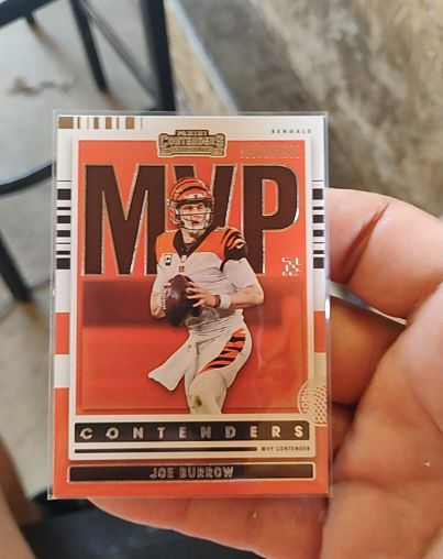 2021 Panini Contenders MVP Contenders #MVP-JBU Joe Burrow — front