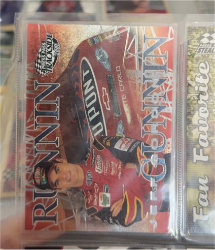 2001 Press Pass Trackside Runnin N Gunnin #RG6 Jeff Gordon — front
