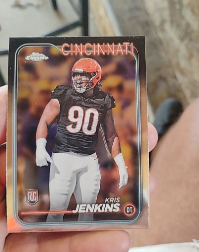 2024 Topps Chrome #250 Kris Jenkins — front
