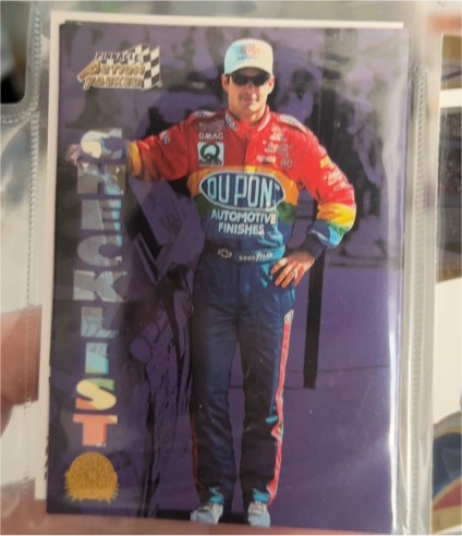 1996 Pinnacle Action Packed #105 Jeff Gordon — front