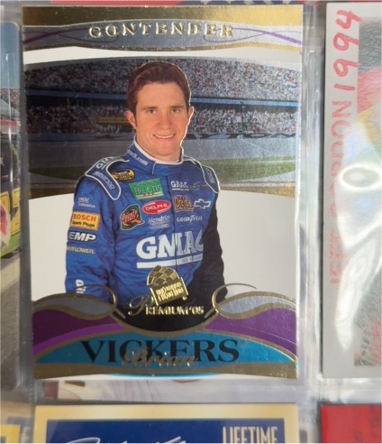 2005 Press Pass Premium Contender #31 Brian Vickers — front