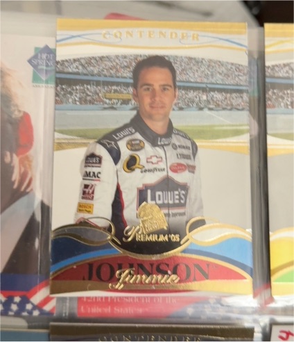 2005 Press Pass Premium Contender #11 Jimmie Johnson — front