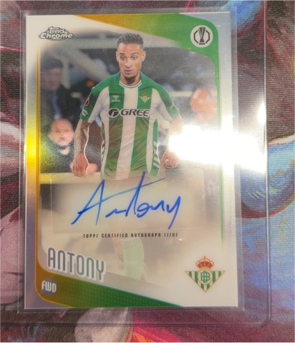 2025-26 Topps Chrome UEFA Club Competitions #BA-A Antony — front