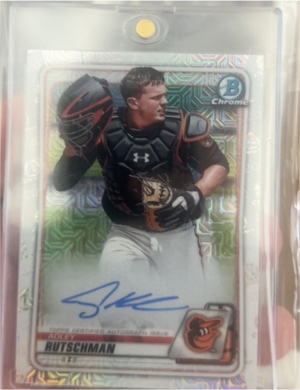 2020 Bowman Chrome #BCMA-AR Adley Rutschman — front