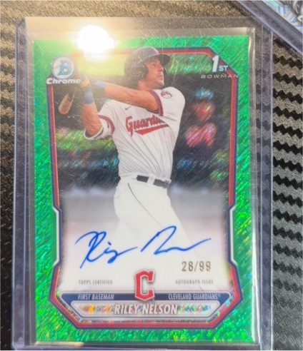 2026 Bowman Chrome #CPA-RN Riley Nelson — front