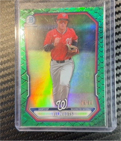 2026 Bowman Chrome #BCP-95 Eli Willits — front