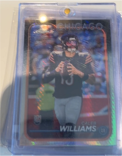 2024 Topps Chrome #202 Caleb Williams Rookie — front