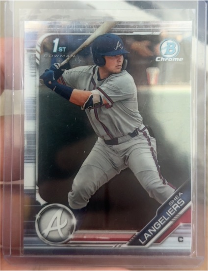 2019 Bowman Draft Chrome #BDC-67 Shea Langeliers — front