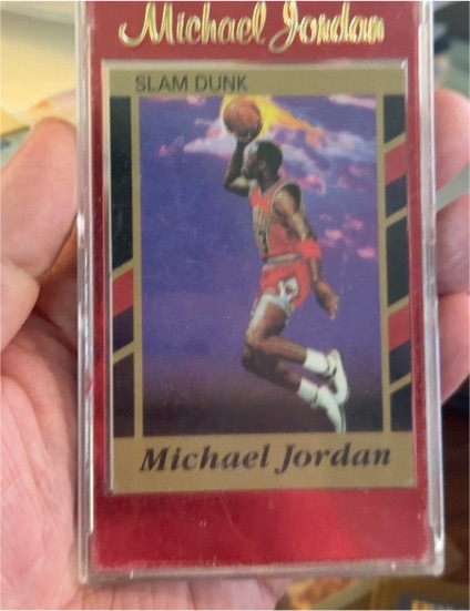 1990 Slam Dunk #6 Michael Jordan — front