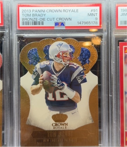 2013 Panini Crown Royale #91 Tom Brady — front