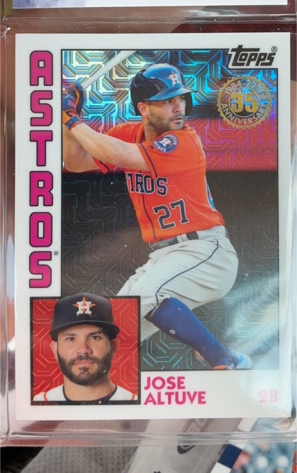 2019 Topps #T84-11 Jose Altuve 1984 Topps Baseball 35th Anniversary Silver Pack — front