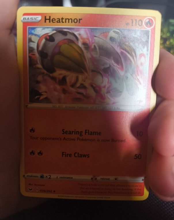 2020 Pokémon Sword & Shield #026 Heatmor — front