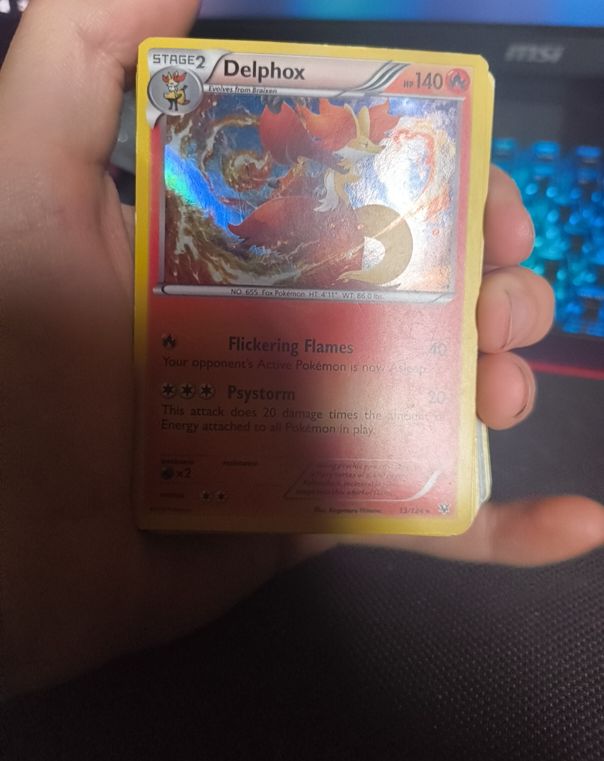 2015 Pokémon XY Fates Collide #13 Delphox — front