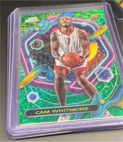 2023-24 Topps Cosmic Chrome #168 Cam Whitmore RC — front