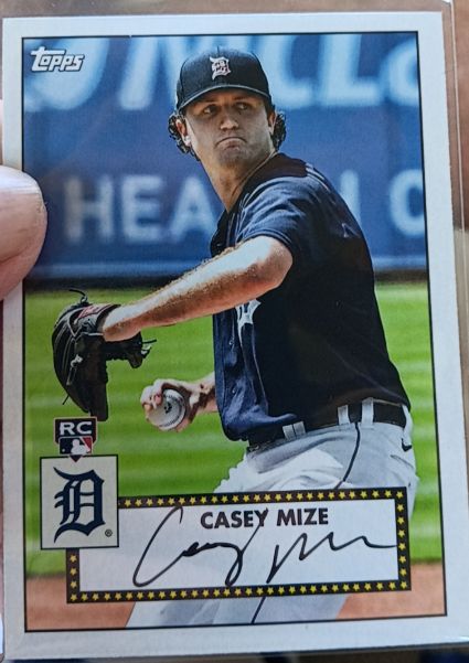 2021 Topps 1952 Redux #T52-7 Casey Mize — front