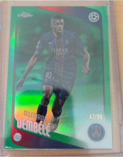2025-26 Topps Chrome UEFA Champions League #3 Ousmane Dembélé — front