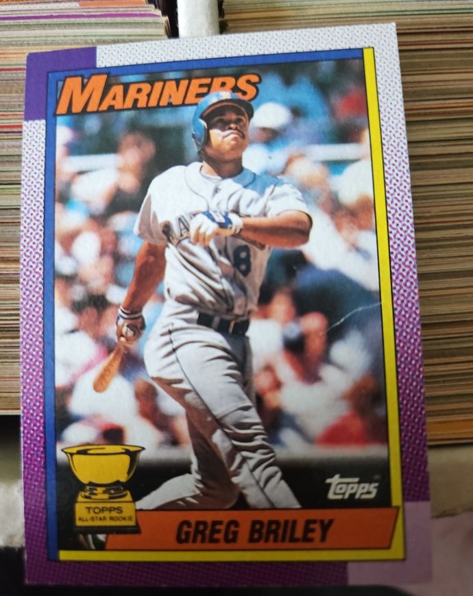 1990 Topps #288 Greg Briley — front
