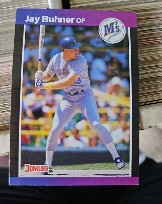 1989 Donruss #581 Jay Buhner — front