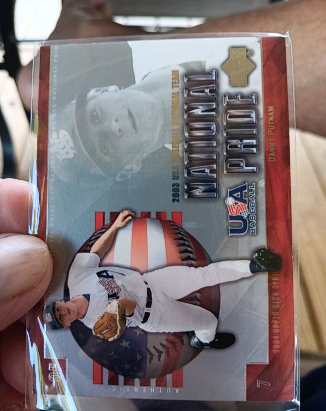 2004 Upper Deck National Pride #USA19 Danny Putnam — front