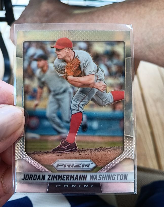 2014 Panini Prizm #101 Jordan Zimmermann — front