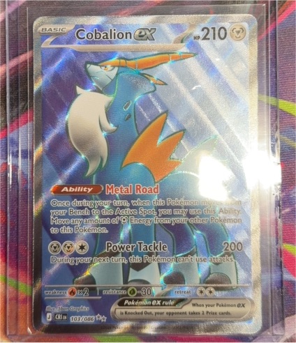 2013 Pokémon Chaos Rising #103 Cobalion ex — front