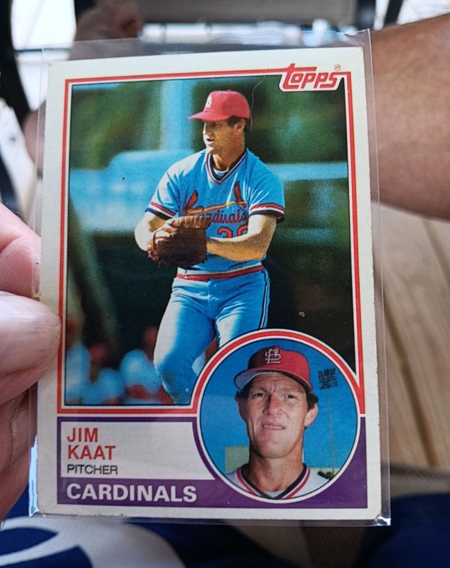 1983 Topps #672 Jim Kaat — front