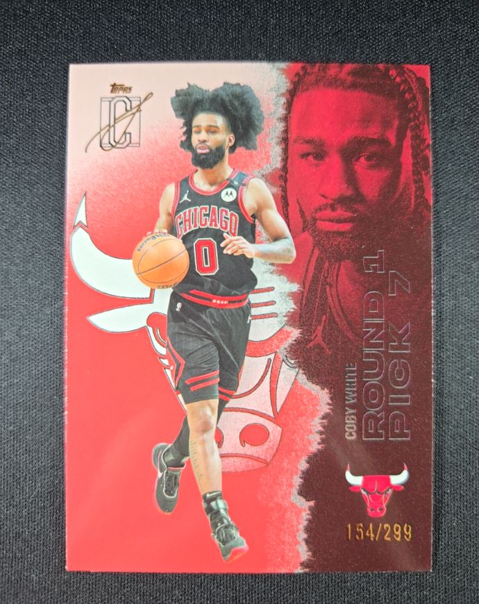 2026 Topps Signature Class #10 Coby White Chicago Bulls — front