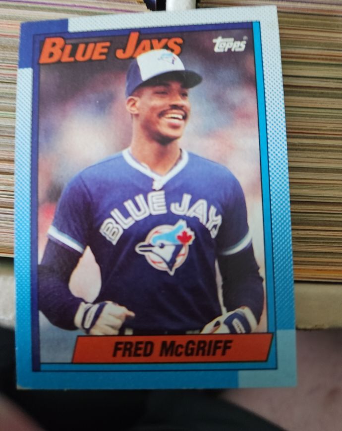1990 Topps #295 Fred McGriff — front