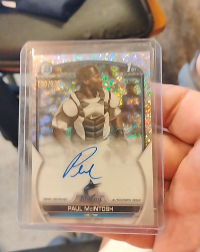 2023 Bowman Chrome #CPA-PM Paul McIntosh — front