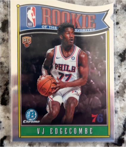 2025 Bowman Chrome Rookie of the Year Favorites #RY-3 VJ Edgecombe — front