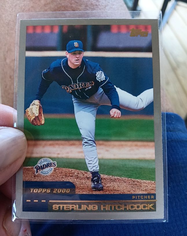 2000 Topps #24 Sterling Hitchcock — front