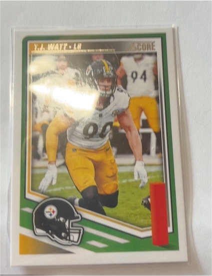 2025 Panini Score #111 T.J. Watt — front