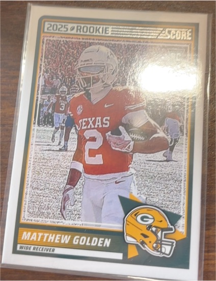 2025 Panini Score #56 Matthew Golden — front
