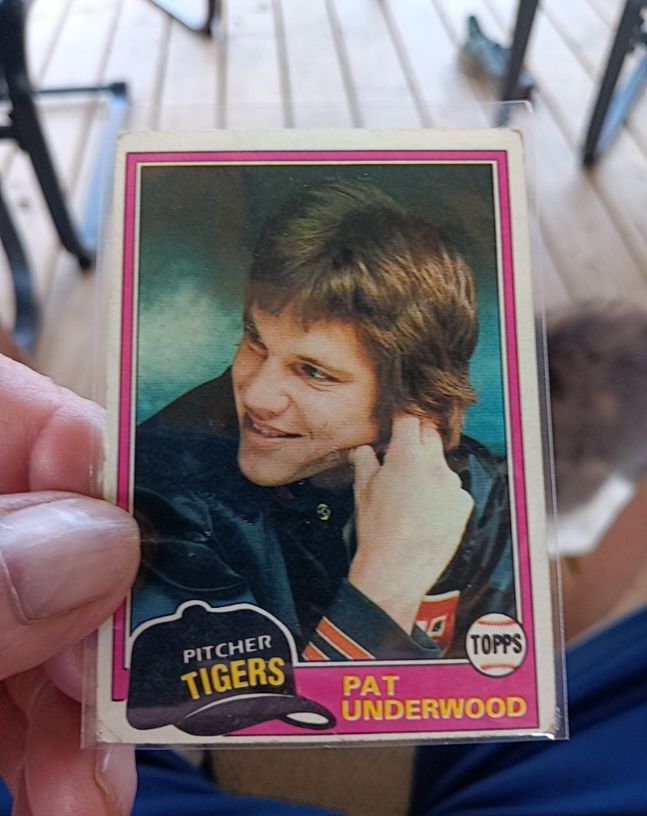 1981 Topps #373 Pat Underwood — front