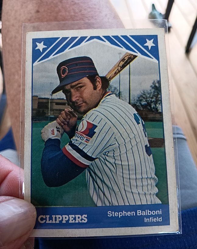 1983 TCMA Columbus Clippers #15 Stephen Balboni — front