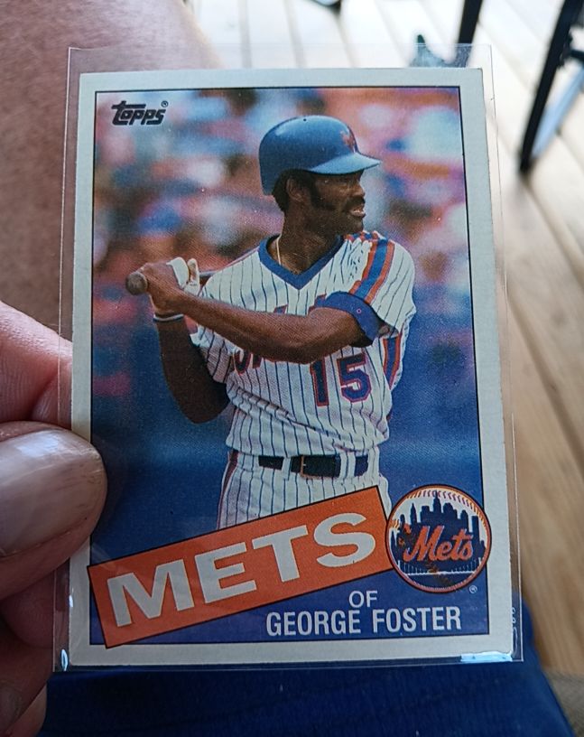 1985 Topps #170 George Foster — front