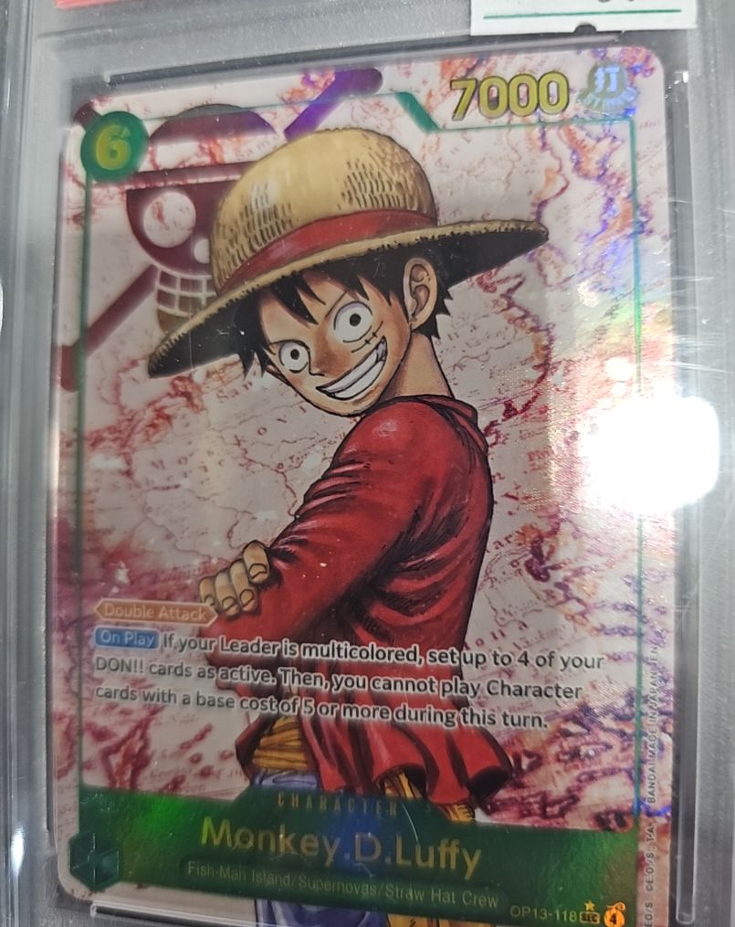 2025 One Piece OP13-118 Monkey D. Luffy — front